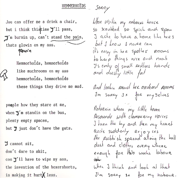 Songteksten page 2