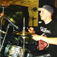 Stephan: drummer Revolt